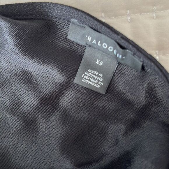 Halogen Criss Cross Black Sleeveless High Neck Jumpsuit Black Size XS - Picture 8 of 9